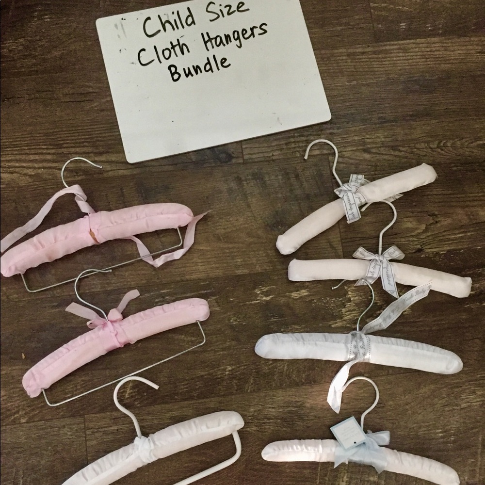 Child Size Cloth Clothes Hangers Bundle